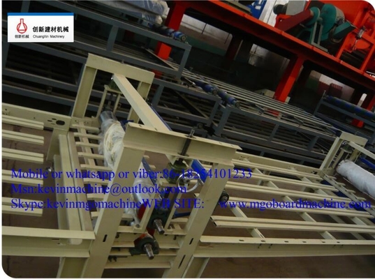50HZ inteiramente/linha de produção semi automática da placa do MgO para materiais de construção