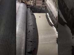 1.15 m / 1.2 m Largura de alimentação Linha de produção de placas de fibra de cimento para construção pública