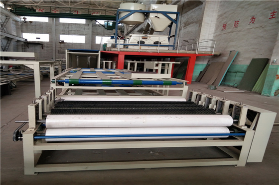 Linha de produção automática da placa do Mgo do controle do PLC de Siemens da fibra de vidro com superfície fina da pasta