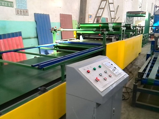 Máquina de fazer azulejos de cor de palha, máquina de fazer azulejos de telhado em fase inversa