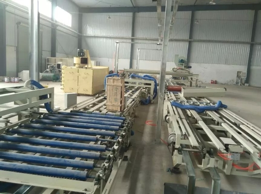 Máquina de fabricação de azulejos de telhado de onda de cor de palha para matéria-prima de malha de fibra de vidro Mgo / Mgcl