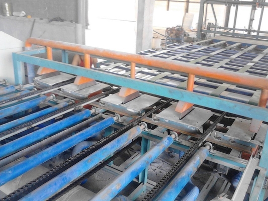 Máquina de fabricação de azulejos de telhado de onda de cor de palha para matéria-prima de malha de fibra de vidro Mgo / Mgcl