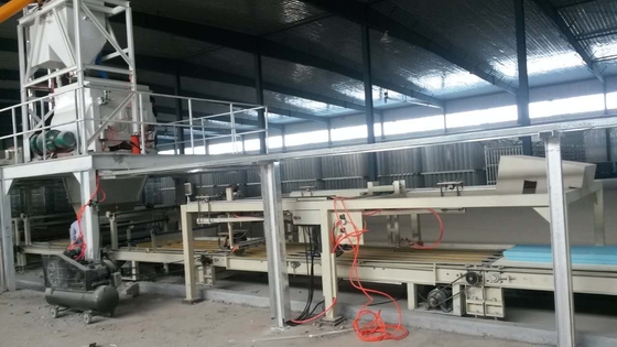 Máquinas de fabricação de portas para painéis de sandwich MgO ignífugos / placas de fibra de cimento