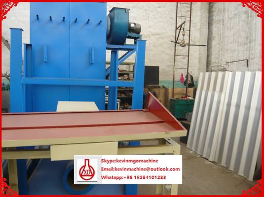 Máquina de fabricação de chapas de telhado corrugadas resistentes ao fogo para a formação de painéis de telhado decorativos