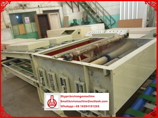 Máquina de fabricação de folhas de telhado de vácuo de duplo estágio para material de palha / serrada de culturas
