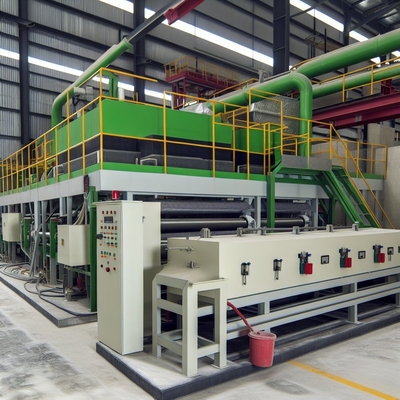 Precisão 5-20 milhões de m2/ano Linha de produção de placas de fibra de cimento com condutividade térmica ≤ 0,25W/mk