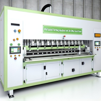 Máquina para formar painéis de parede com tela táctil Delta, 380V 50Hz