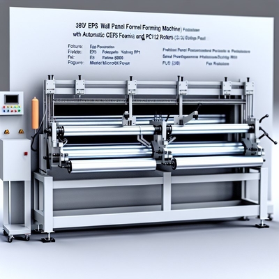 Máquina de Formação de Painel de Parede 380V com Espuma EPS Automática e Rolos Cr12