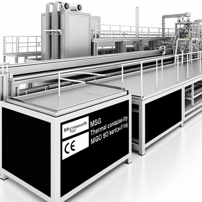 Condutividade Térmica ≤0.2W/m.k Linha de Produção de Placa MgO com Certificação CE