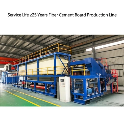 Vida útil ≥25 anos Linha de produção de placa de fibrocimento com isolamento acústico ≥45dB Condutividade térmica ≤0,25W/mk