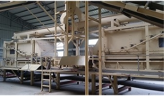 380V Industrial Automatic Straw Board Machine para 10 trabalhadores Controle PLC de aço inoxidável