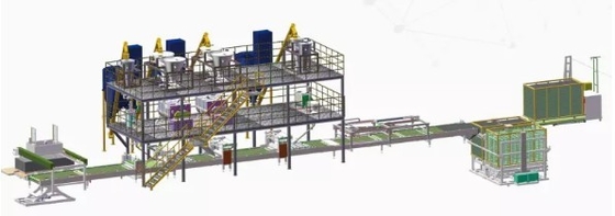 Máquina de Fabricação de Placas de 1 a 10 mm / Máquina de Produção de Placas de Madeira Para Mgo Mgcl