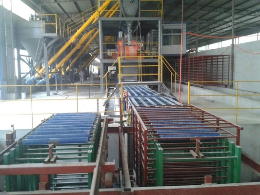 Linha de produção automática da placa do MgO da eficiência elevada para a placa/Underlayment da parede