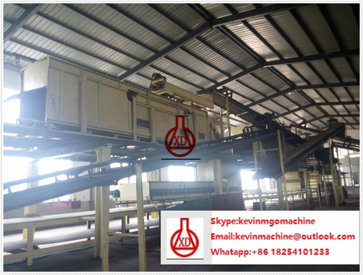 O telhado cobre a máquina da fabricação, rolo amigável da placa da parede do MGO de Eco que forma o equipamento