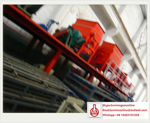 Equipamento do painel de parede da produção da placa do Mgo do material de construção com capacidade de 2500 folhas