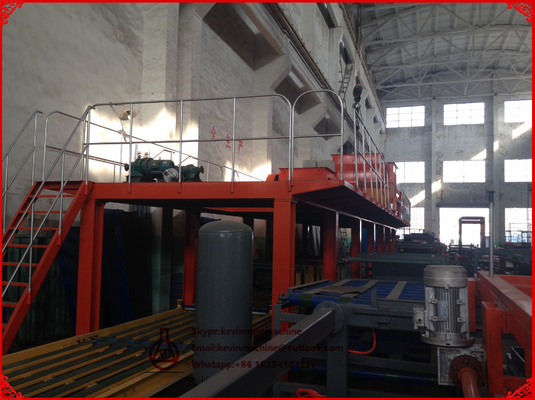 Linha do painel de sanduíche do material de construção da isolação sadia com o Electromotor do sincronismo 3KW