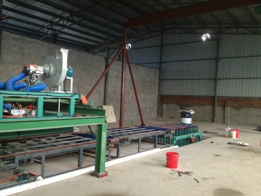 Máquina concreta de pouco peso da placa do cimento da fibra do painel para o material de construção
