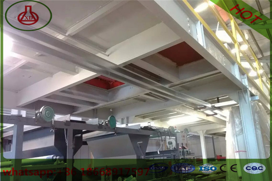 Linha de produção lisa da placa da construção da máquina 50HZ 54KW da placa do cimento da fibra