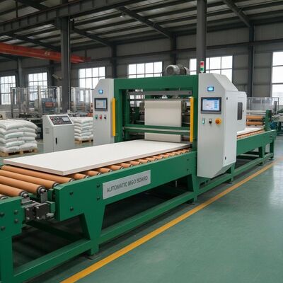 Máquina automática de cartão mgo que incorpora a cor do produto ajustada para produzir resultados de fabricação de cartão de óxido de magnésio