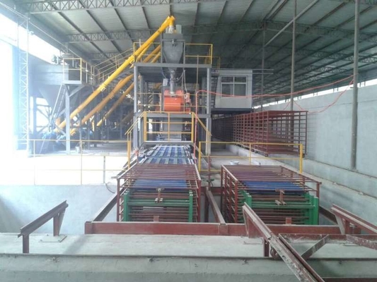 Linha de produção do painel de parede da máquina do painel de sanduíche do certificado para casa pré-fabricada