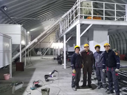 Máquina de fabricação de painéis de parede à prova de fogo