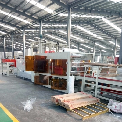 Linha de produção fatura à prova de fogo da placa do cimento e do MgO do painel de parede da separação