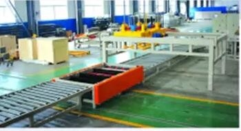 Linha de produção de pouco peso painel da placa do MgO do sanduíche do EPS de parede do cimento que faz a máquina