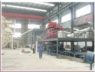 Linha de produção de baixo nível de ruído totalmente automático do painel de parede seca do Mgo e do cimento do Eps