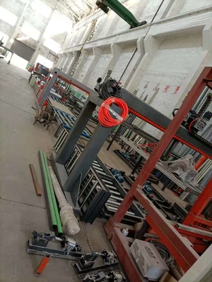 Máquina totalmente automático da placa do mgo com processo de secagem de espalhamento e de folheamento da colagem