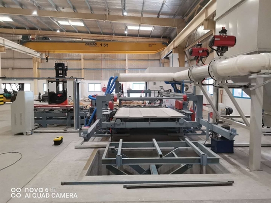 A máquina da laminação da colagem da elevada precisão para a placa 50 do cimento da fibra cobre a capacidade de produção